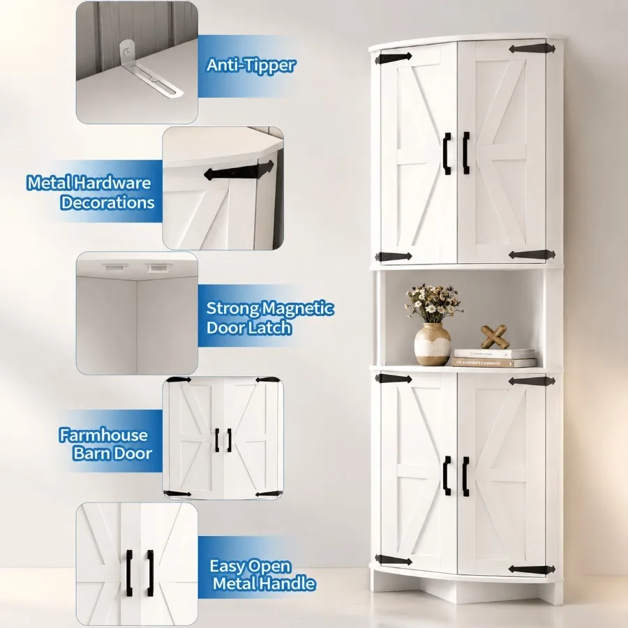 64.8 Tall Corner Cabinet with  - огляд і ціна Kitchen