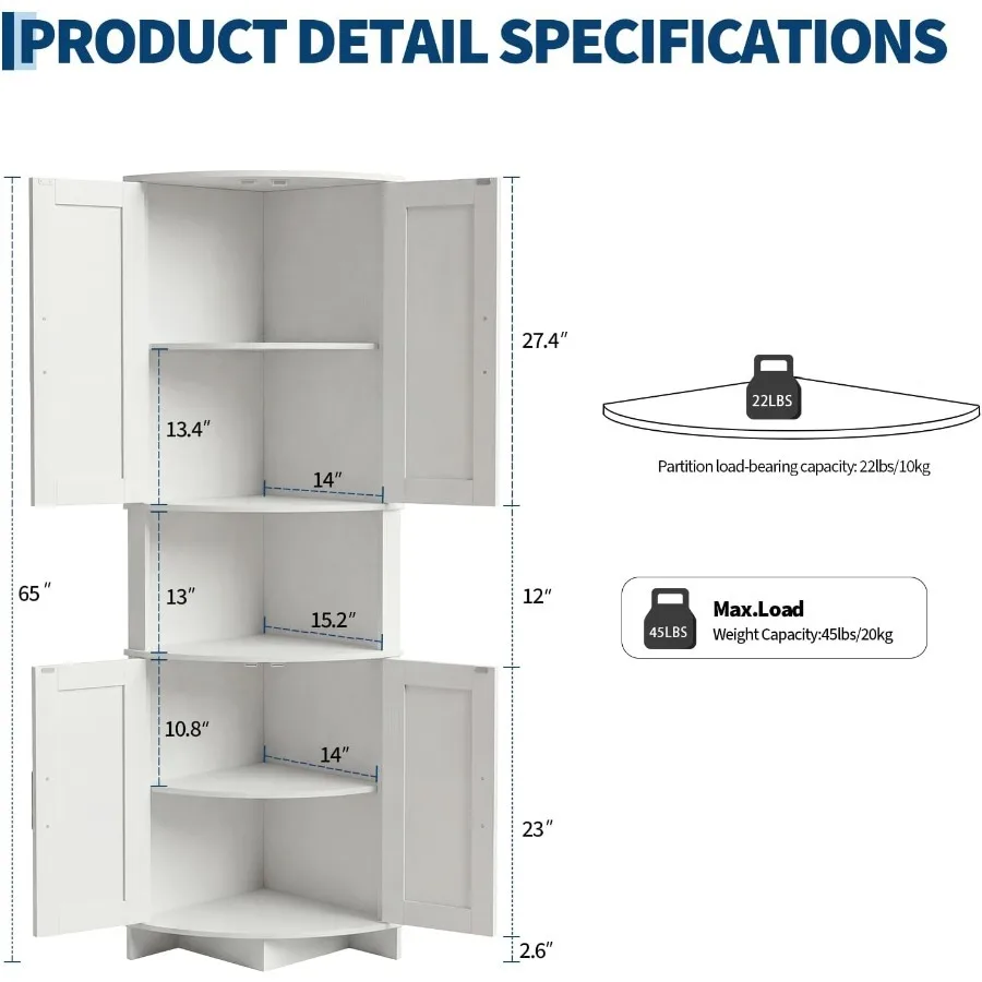 64.8 Tall Corner Cabinet with  - огляд і ціна Kitchen