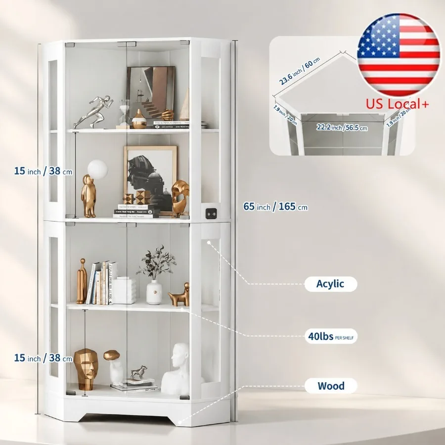65 White Corner Collectible Cu - огляд і ціна Storage & Organization