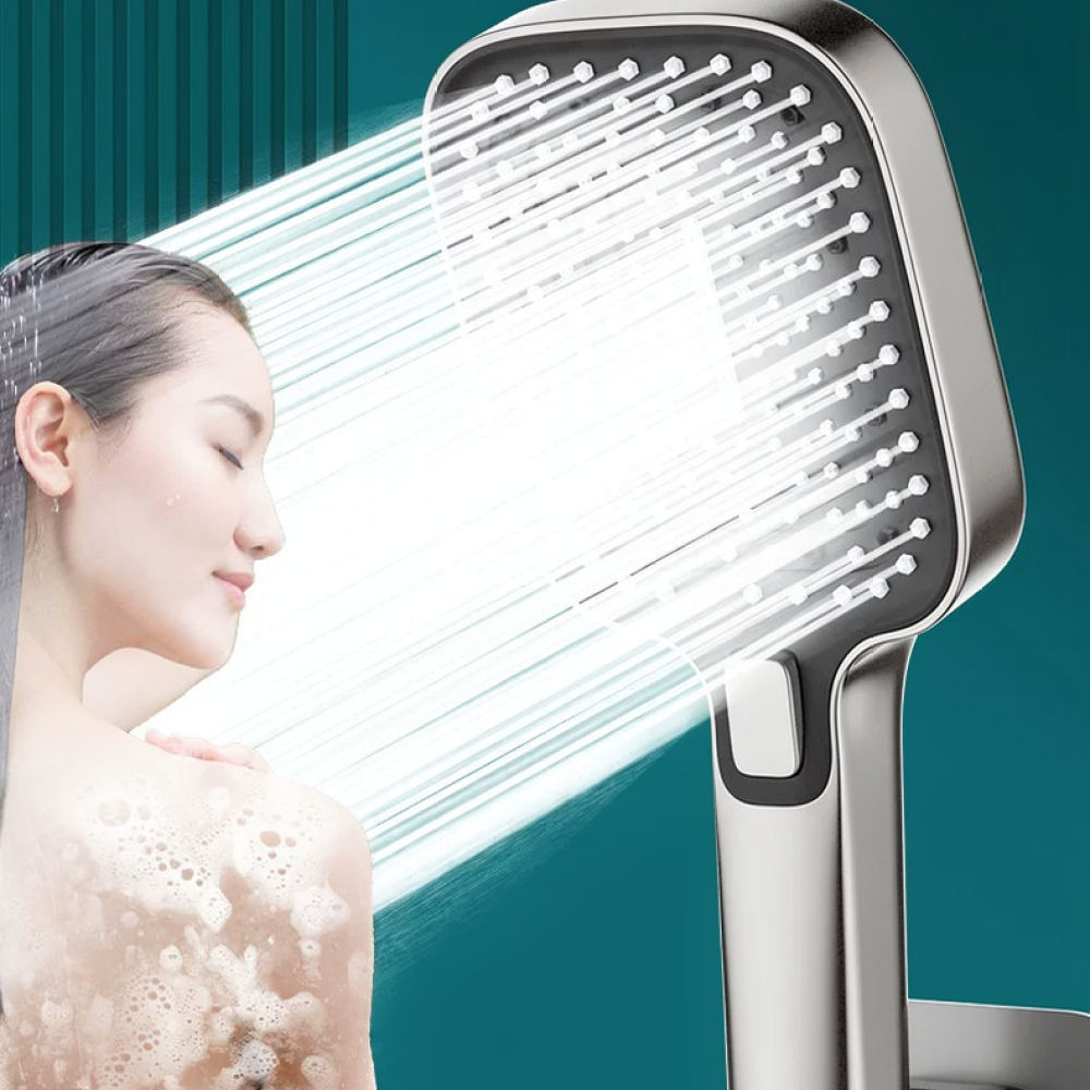 High Pressure Shower Head Hand - огляд і ціна High Pressure Shower Head Handheld