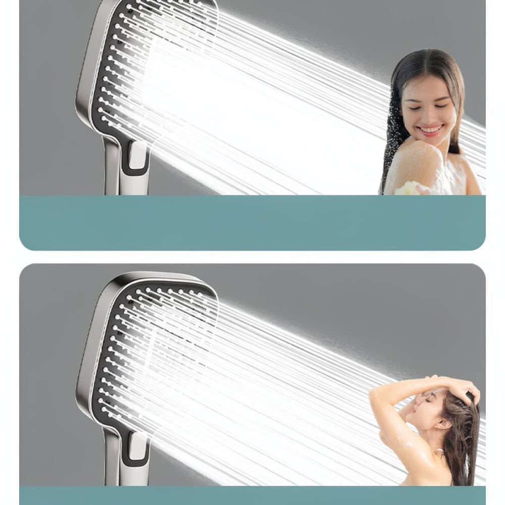 High Pressure Shower Head Hand - огляд і ціна High Pressure Shower Head Handheld