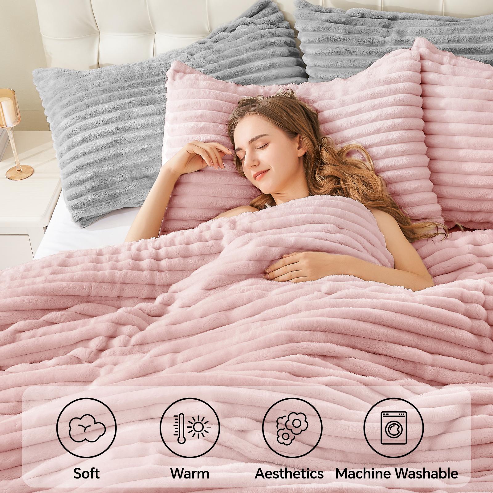 Super Soft Fluffy Fleece Comfo - огляд і ціна Fluffy Fleece Comforter King Size