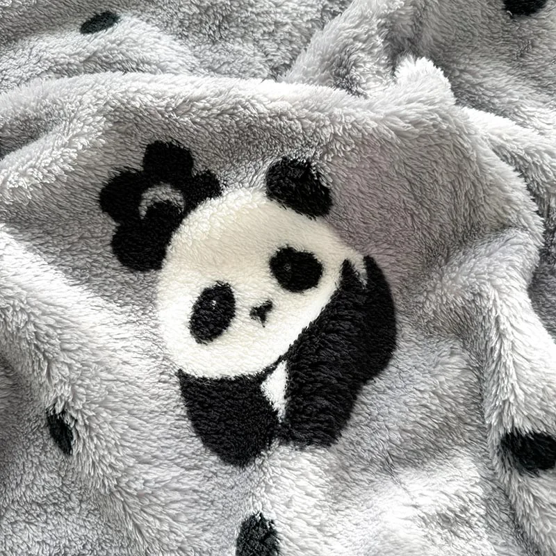 Panda Printed Fluffy Plush Fle - огляд і ціна Fluffy Fleece Comforter King Size